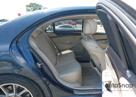 2015 Mercedes-Benz S 550 4Matic z USA, uszkodzony, nr VIN WDDUG8FB6FA083088